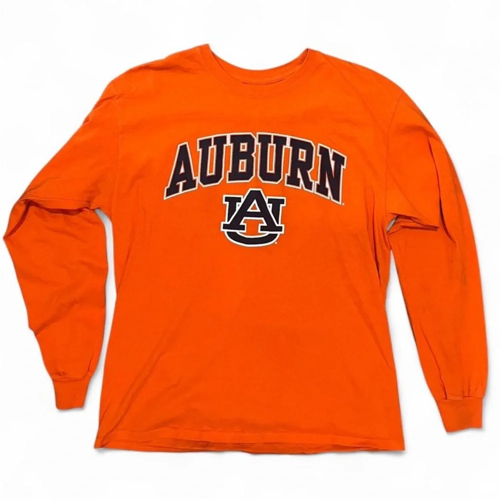 Orange Auburn Long Sleeve Shirt - Picture 1 of 6